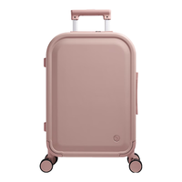 爱华仕 OIWAS【顺顺箱】一帆风顺系列行李箱旅行箱登机箱大容量拉杆箱 【收藏家】迷醉裸粉 24英寸 【可托运】