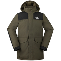 The North Face北面羽绒服男户外防水保暖鹅绒4U81 绿色/BQW L