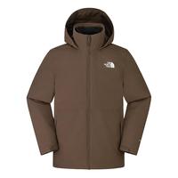 北面（The North Face）羽绒三合一冲锋衣男550蓬鹅绒内胆户外百搭防水保暖|88RK 1OI/烟熏棕 S /165