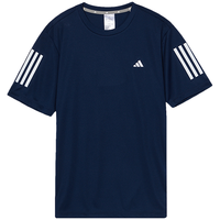 adidas 阿迪达斯 didas 阿迪达斯 条纹时尚速干百搭男子圆领T恤上衣夏装高尔夫男装