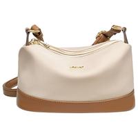 奥康包包女包复古水桶包高颜值斜跨手提包 BG703350-卡其色