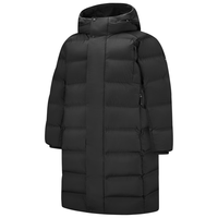 KOLON SPORT可隆 男女同款长款重量羽绒服 户外休闲防风防泼水连帽鹅绒服