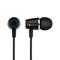  Nakamichi/中道 金属式圆头 有线线控带麦克风  【银色】低音加强 3.5mm接口 3.5mm