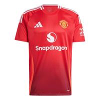 adidas曼联球迷版主场足球短袖球衣男装阿迪达斯IU1397 鲜红 M