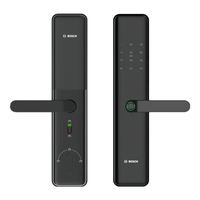博世（BOSCH）家用智能锁 指纹密码钥匙 入户卧室门 半自动把手电子防盗门锁