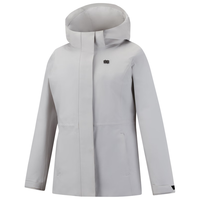 /可隆 KOLON SPORT三合一冲锋衣 女子户外运动防水防风夹克外套 LKJK4WTT94-BK 黑色【羽绒内胆】 S 160/84A