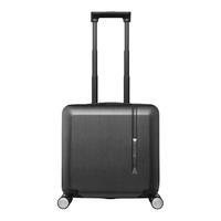 Samsonite新秀丽拉杆箱TQ9*09004黑色18英寸登机箱 黑色拉杆箱拉链 