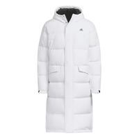 adidas 530蓬长款保暖连帽鸭绒羽绒服男女同款冬季阿迪达斯轻运动 白色 XL