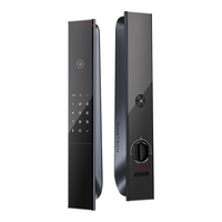 鼎山科技 全自动智能门锁指纹智能锁家用电子锁防盗门锁密码锁 L8星光灰