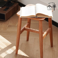 小半家用实木小板凳餐厅凳子现代简约樱桃木方凳北欧日式换鞋凳饼干凳 方凳 樱桃木