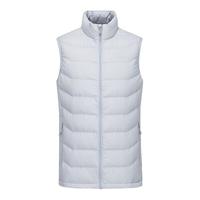 探拓(TECTOP)羽绒服男马甲保暖时尚运动羽绒背心 男浅灰 2XL