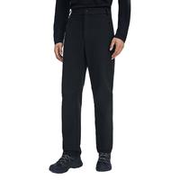 天石鹅铠甲户外徒步通勤裤子男秋冬加绒保暖防风耐磨软壳裤G623 卡其色 M