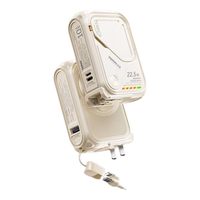 REMAX 充电宝自带线带插头10000毫安时Magsafe快充移动电源适用苹果华为小米