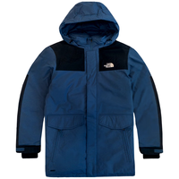 北面(The North Face)羽绒服男中长款550蓬鹅绒户外保暖秋季|4U81 HDC/蓝色 M/170