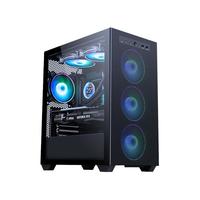 先马易大师进化版MATX机箱台式机电脑主机箱TYPEC主板背插黑白色