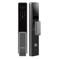 Panasonic 松下 智能门锁指纹锁3D人脸识别密码电子锁 可视猫眼大屏EMW4115GH灰色