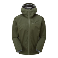 MONTANE盟泰恩 SPIRIT轻量化冲锋衣 男款 散气防风雨越野跑外套 OAK GREEN 橡树绿 M