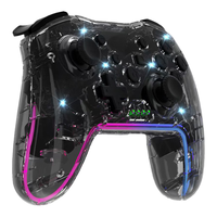 ROVOG 羅維格 透明炫光  NS-Switch无线蓝牙PRO手柄 半透黑