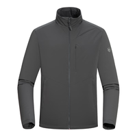 诺诗兰24秋冬男士立领棉服基础款百搭防泼水保暖外套男NPJET5562E 爵士灰色  180/XL