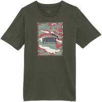 彪马PUMA短袖T恤男子休闲印花舒适上衣BOX LOGO CAMO 683438 M 亚洲码M(175/96A)