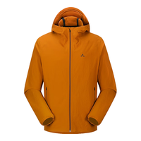 巍德(VAUDE)户外运动软壳衣高海拔登山防风防水服连帽外套男 金铜色 XXL