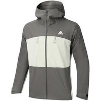 ANTA 安踏 大地之壳-水壳2.0 男子冲锋衣 AT952437607-3 青瓦绿/男装灰 S