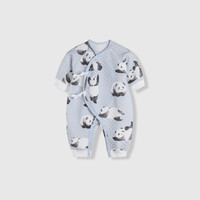 Kordear宝宝夹棉连体衣婴儿冬装外出服新生儿衣服和尚服52码 贝达熊 59cm 【身高52-59cm 体重8-12斤】