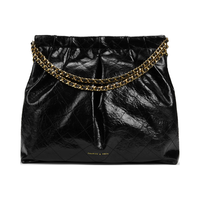  CHARLES & KEITH 大容量 女士托特包  Black黑色 中包