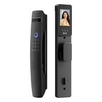 BECK博克智能门锁密码锁可视猫眼家用指纹锁防盗电子门锁入户智能锁 K5P【3D人脸+远程视频对讲】