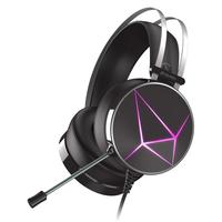 Dareu 达尔优 EH722 RGB版 耳罩式头戴式耳机 黑色 USB口