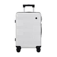 爱华仕 OIWAS行李箱女20英寸登机箱24英寸拉杆箱耐用旅行箱男密码箱皮箱万向轮 白色 20英寸（登机箱）