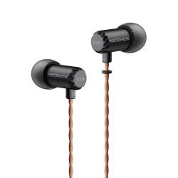 原道 NICEHCK 钛美X39 6mm镀钛振膜动圈 黑色 带麦 HiFi耳机