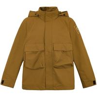 添柏岚（Timberland）男装防水冲锋衣S24春夏户外休闲夹克A41QB A41QB834/浅棕色 M