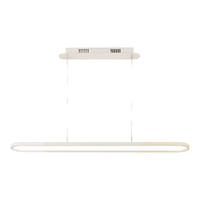 Pak 三雄极光 全光谱护眼餐厅吊灯一字长条现代简约高显指智能餐桌吧台灯具