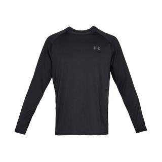安德玛官方UA Tech男子运动长袖T恤Under Armour1328496 黑色001 S