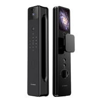 博世 FU8PLUS 3D人脸识别掌静脉智能门锁 纳米黑