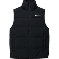 ANTA 安踏 雪壳羽绒马甲丨四防保暖外穿背心男冬季外套立领防风棉服外套上衣 基础黑-4 L/男175