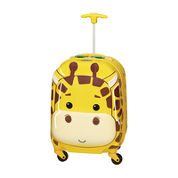 新秀丽(Samsonite)儿童行李箱旅行箱卡通动物造型拉杆箱时尚可爱拉杆箱U22 黄色长颈鹿 16英寸