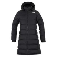 The North Face北面羽绒服女秋冬中长款运动户外防泼水保暖防风鹅绒外套 黑色/店长/ M/160 JK3/黑色