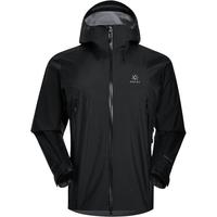 凯乐石 冲锋衣户外徒步运动博格达40D单冲男女外套 玄青黑