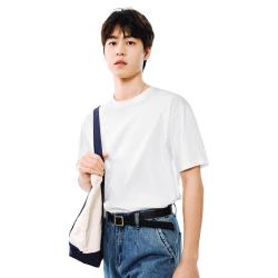 网易严选 新品超值T3.0 纯棉短袖T恤内搭男女同款 10A抗菌 经典白 M 建议165-170CM，120-140斤