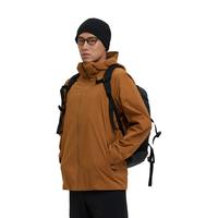 SANFO PLUS户外墨玉挂里风衣GENII 男SJM-22003 焦化棕 2XL