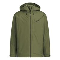 adidas 650蓬防水防风保暖鹅绒内胆三合一冲锋衣冬阿迪达斯轻运动 岩层橄榄绿 2XL