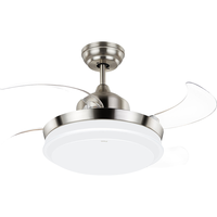 OPPLE 欧普照明 清风系列 隐形风扇吊灯 24W 三挡调色 白色