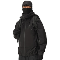 伯希和（Pelliot）山壳冲锋衣硬壳男女秋冬防水登山外套12340164黑XS 曜石黑/全天候硬壳【男女同款】 XS【偏大一码】