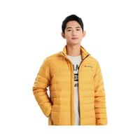 哥伦比亚 户外男子热压650蓬鸭绒轻柔保暖羽绒服WE0951 756鹅蛋黄 M