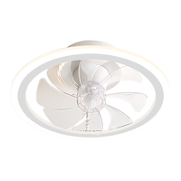 雷士 NVC Lighting照明 雷士 NVC Lighting风扇灯吸顶吊扇灯北欧卧室低层遥控三色简约白色奶油低层适用36瓦