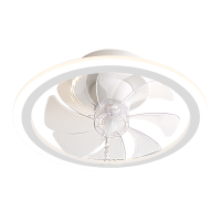 雷士 NVC   Lighting照明 雷士 NVC   Lighting风扇灯吸顶吊扇灯北欧卧室低层遥控三色简约白色奶油低层适用36瓦