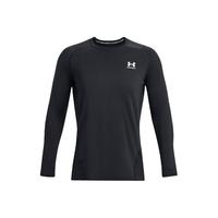安德玛(UNDERARMOUR)ColdGear Armour男子保暖训练运动修身长袖T恤1366068 黑色002 M