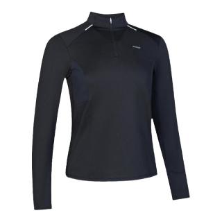 迪卡侬半拉链速干衣女长袖运动上衣T恤跑步服训练服SAL4